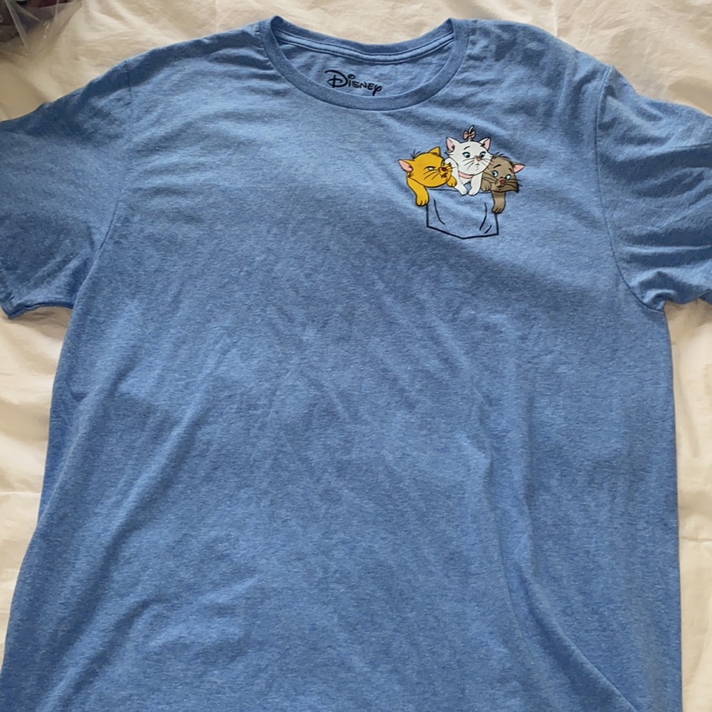 Disney Marie The Aristocrats T-shirt short sleeve Blue size medium - Picture 5 of 5
